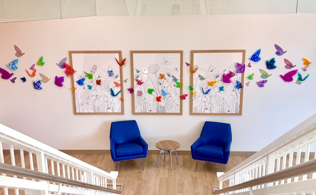 Butterfly Installation, Arkansas Children's Hospital - Ari Robinson
